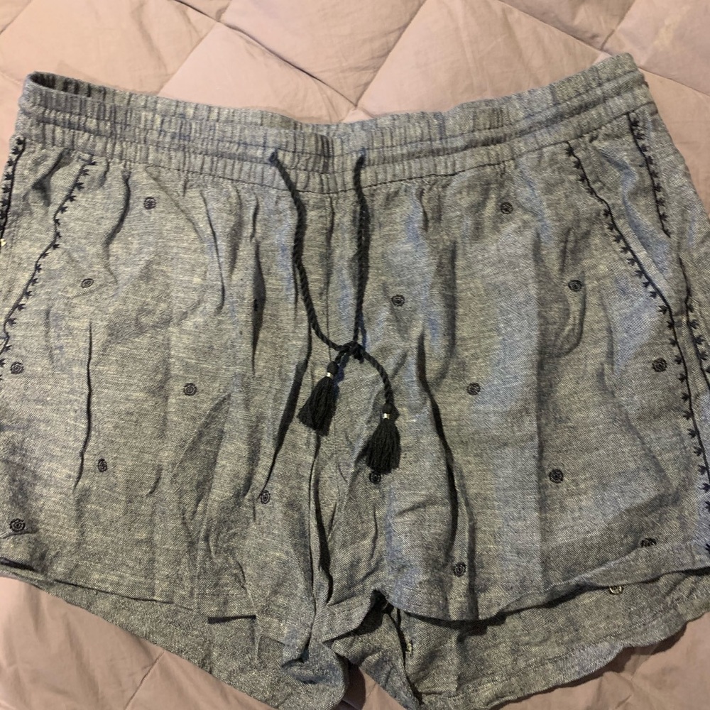 Denim style shorts